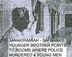 Sathya Sai's younger brother, Janaki Ramiah